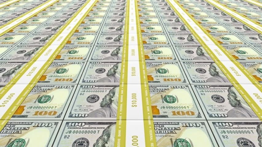 Realistic prop 100 dollar bill for videos.