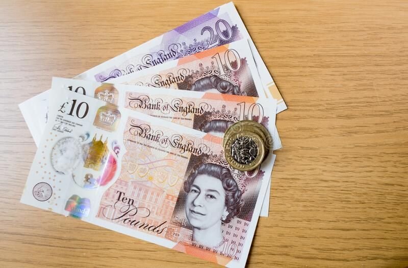 Buy fake money - British currency for videos.