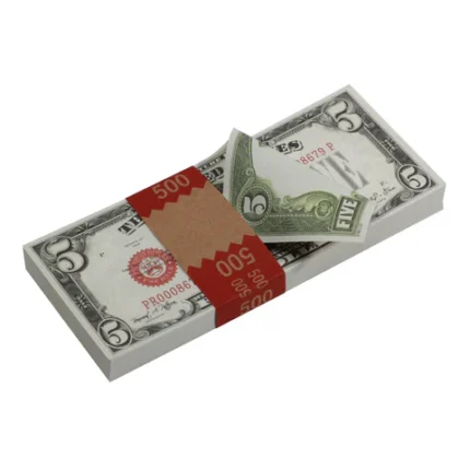 Order classic 1920s $5 prop money online – replica currency for display use