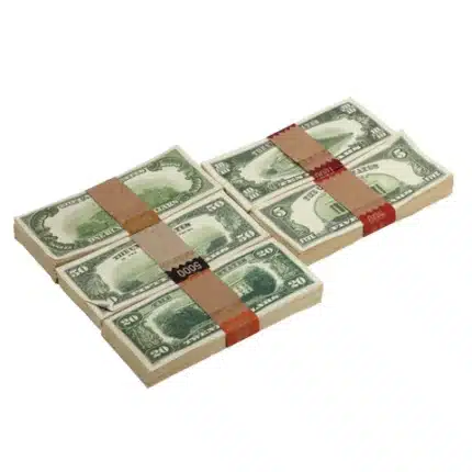 Shop high-quality fake $20 bills that look real for photo shoots and videos