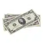 Realistic 1980s $20 fake cash for photography and media productions