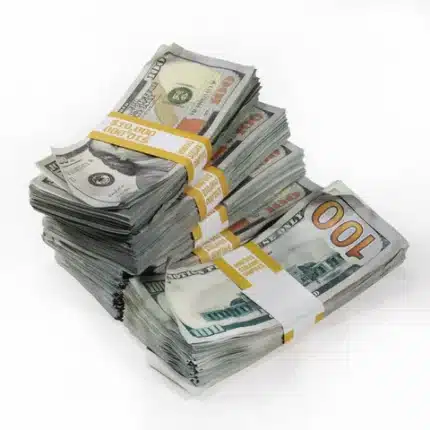Shop modern new-style $100 prop cash, Full Print Prop Money Stack– used in top film productions