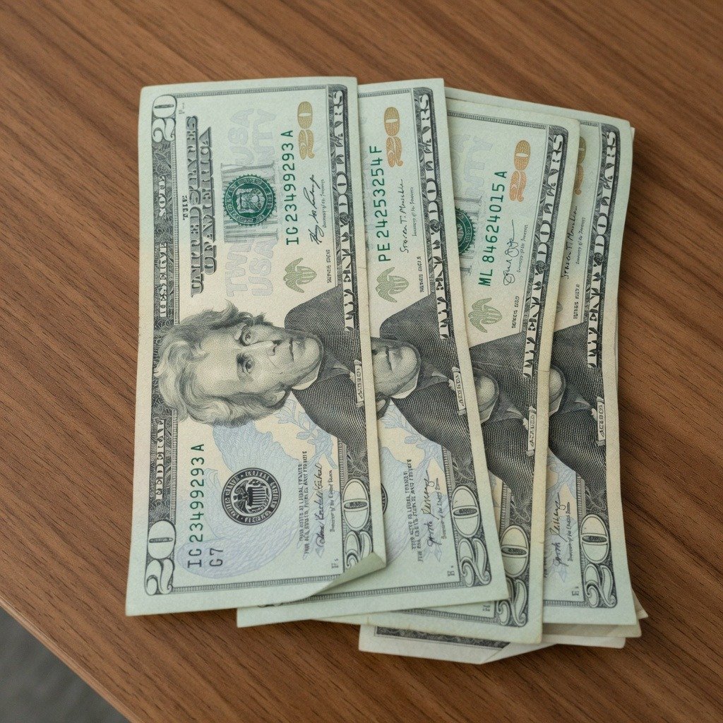 High-quality counterfeit money for sale featuring realistic $20 Federal Reserve notes