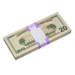 Buy new-style prop $20 bills for your movie scene.