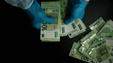 Fake Euro bills from a trusted prop company.
