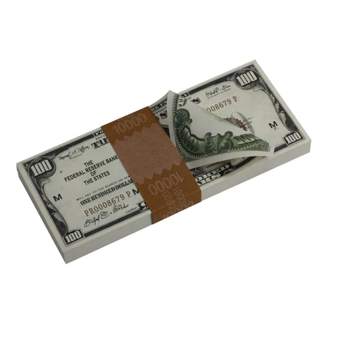 Buy authentic new-style prop $100 bills for your production.