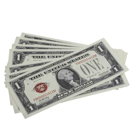 Realistic 1920s $1 prop currency – collectible and photogenic