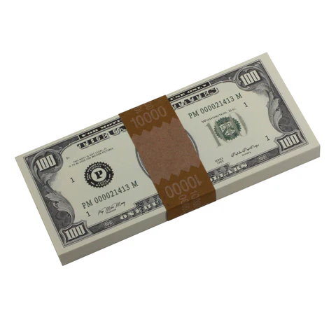 Order high-quality 1980s $100 replica money – perfect for props