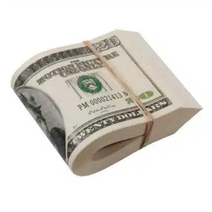 Buy 2000s $20 prop money – realistic green replica bills for film production