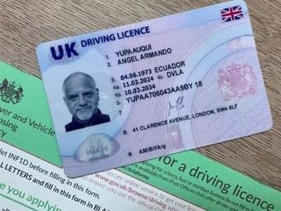 Fake driver's license for sale with holograms