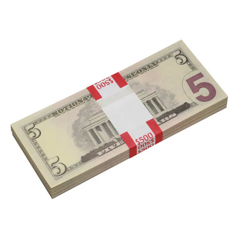 Purchase authentic new-style prop money for your production.