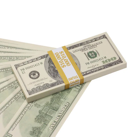 Shop mixed stacks of $100 new-style fake currency – high realism