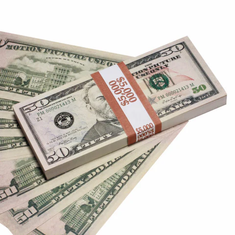 Buy new-style prop $50 bills for your theatrical performance